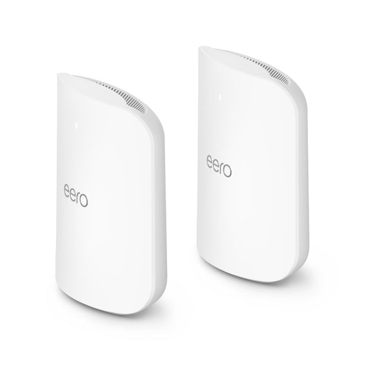 Amazon eero Max 7 mesh wifi router (newest model) - Wireless speeds up to 4.3 Gbps, Coverage up to 5,000 sq. ft., Connect 200+ devices, 2-Pack