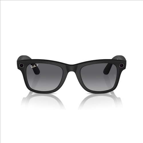 Ray-Ban - Meta Smart Glasses - Wayfarer - Matte Black/Polarized Gradient Graphite