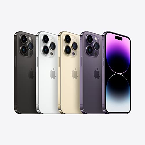 Used Apple iPhone 14 Pro, 256GB, Deep Purple - Unlocked (Renewed)