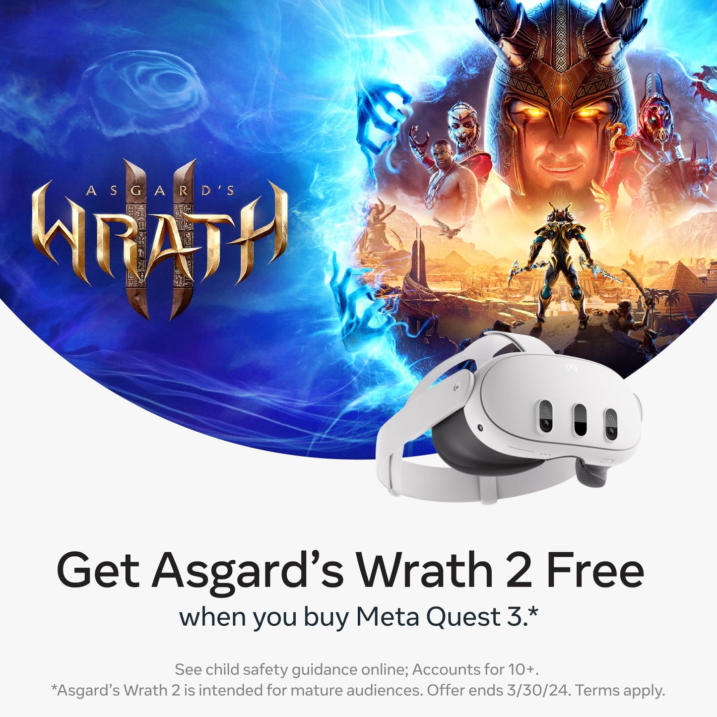 Meta Quest 3 128GB— Headset only -  Asgard’s Wrath 2 Bundle - Buy in Cyprus